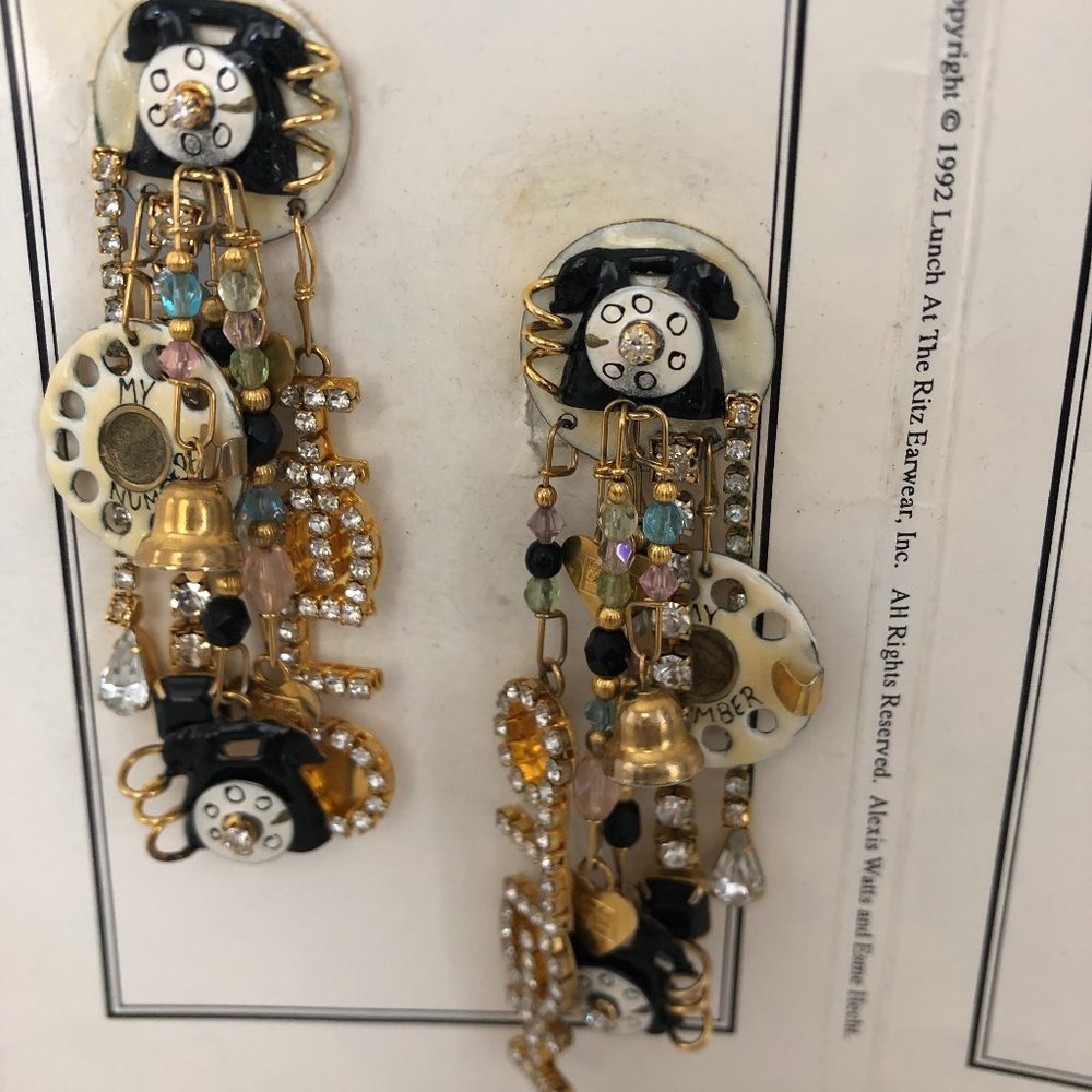 Vintage Lunch at The Ritz Earrings